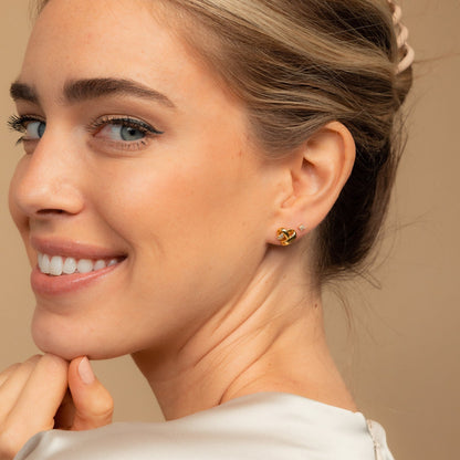 Heart Knot Studs