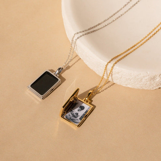 Collar con medallón de ónix