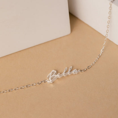 Pulsera con nombre pequeño de Venecia 