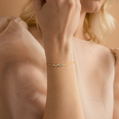 Pulsera de piedras de nacimiento en racimo