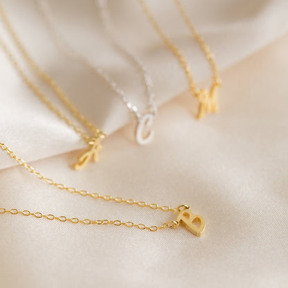 Grace Dainty Initial Necklace