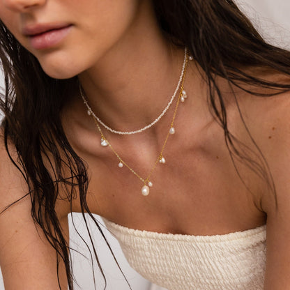 Collar de perlas barrocas