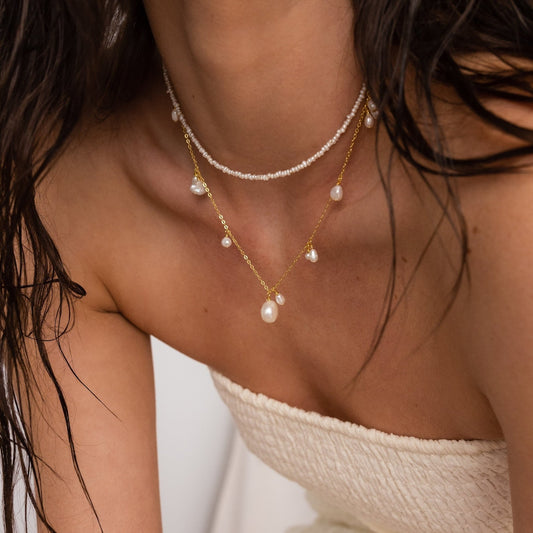 Collar de perlas barrocas