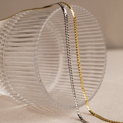 Collar de cadena de serpiente para hombre 
