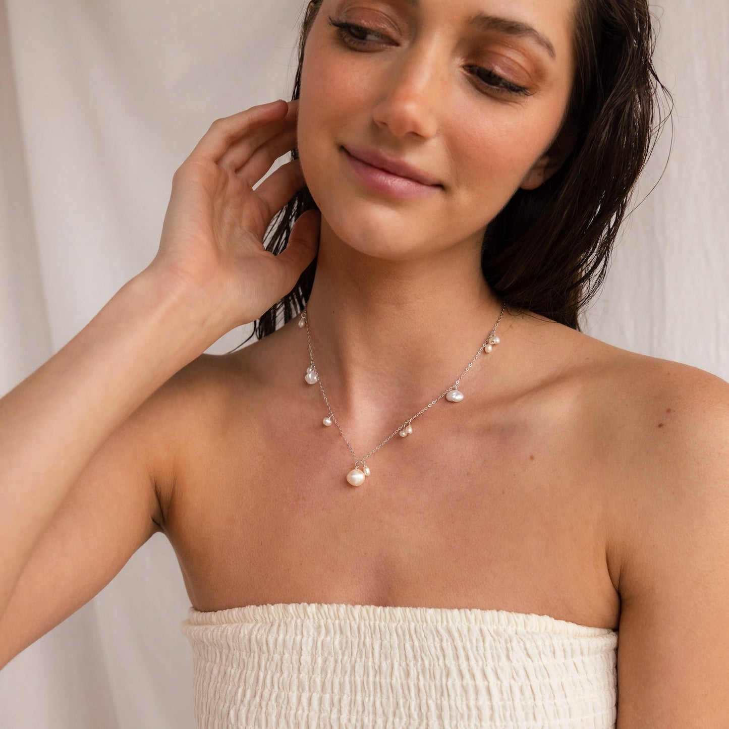 Collar de perlas barrocas