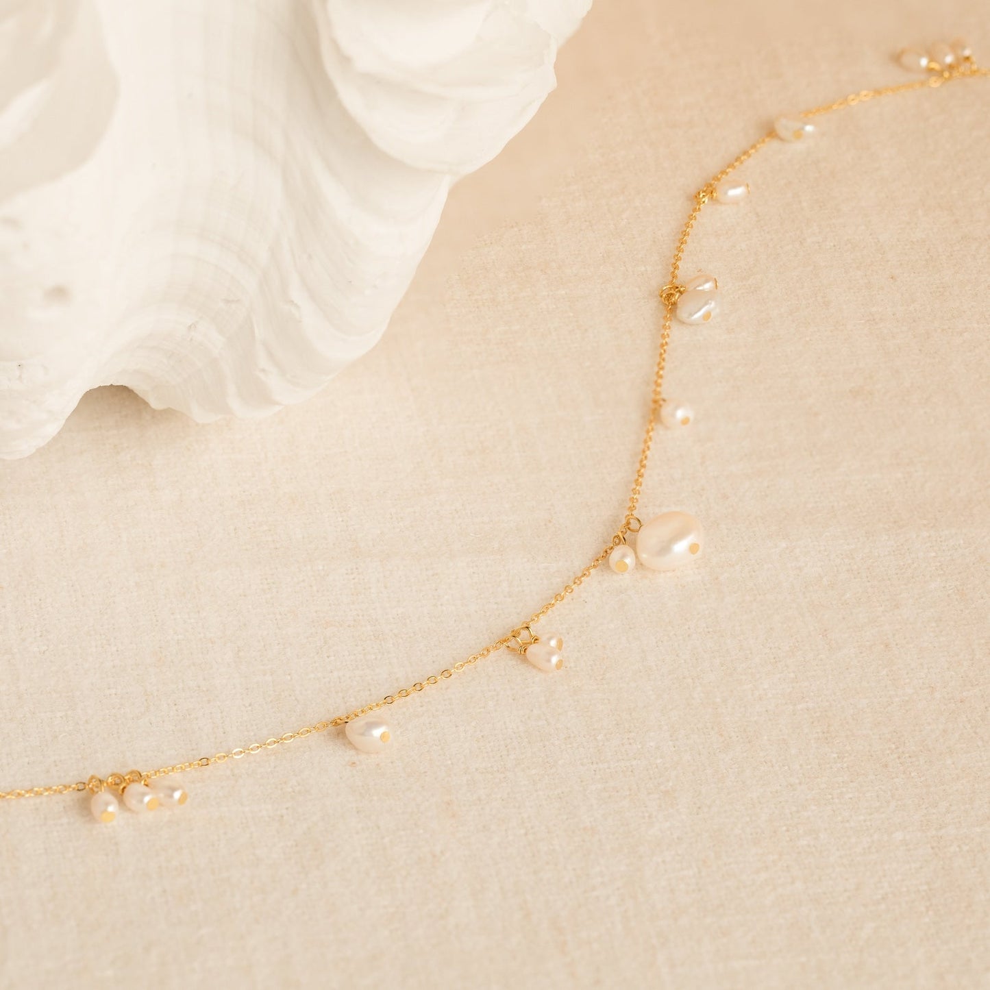 Collar de perlas barrocas