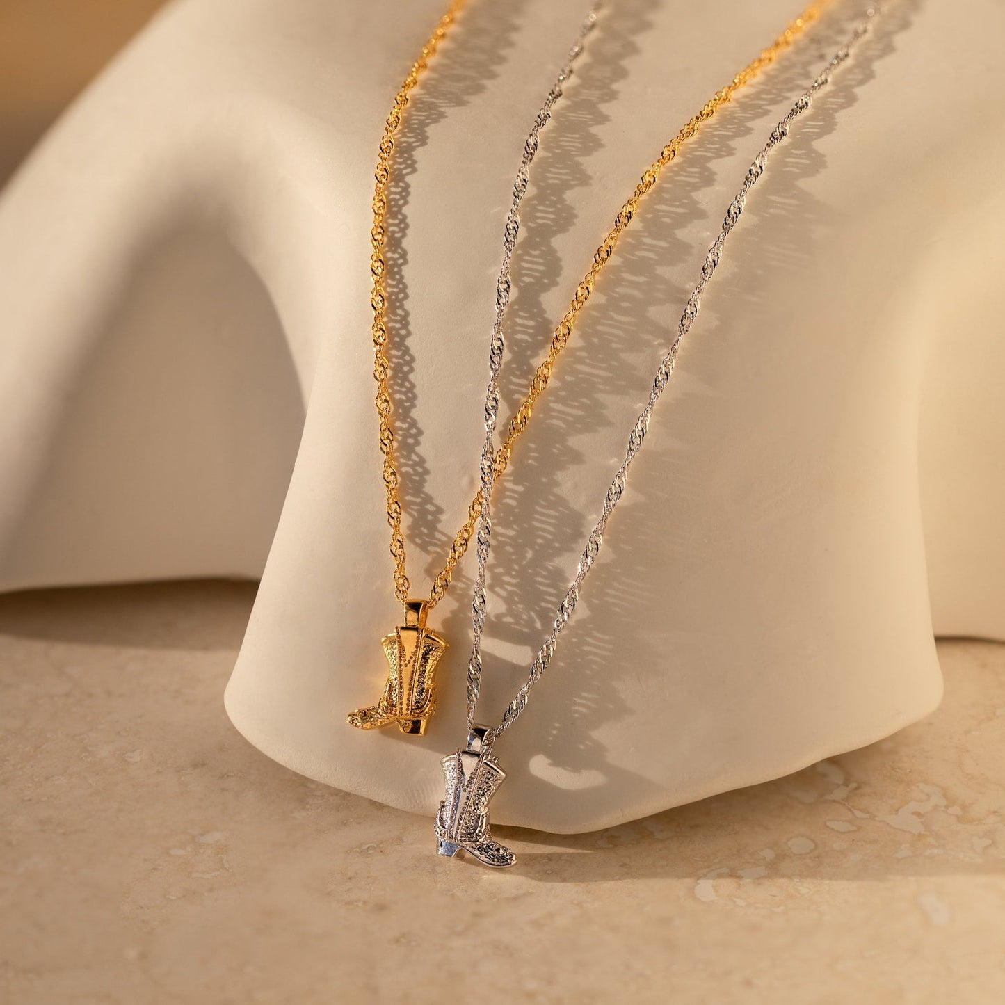 Collar de bota de vaquero