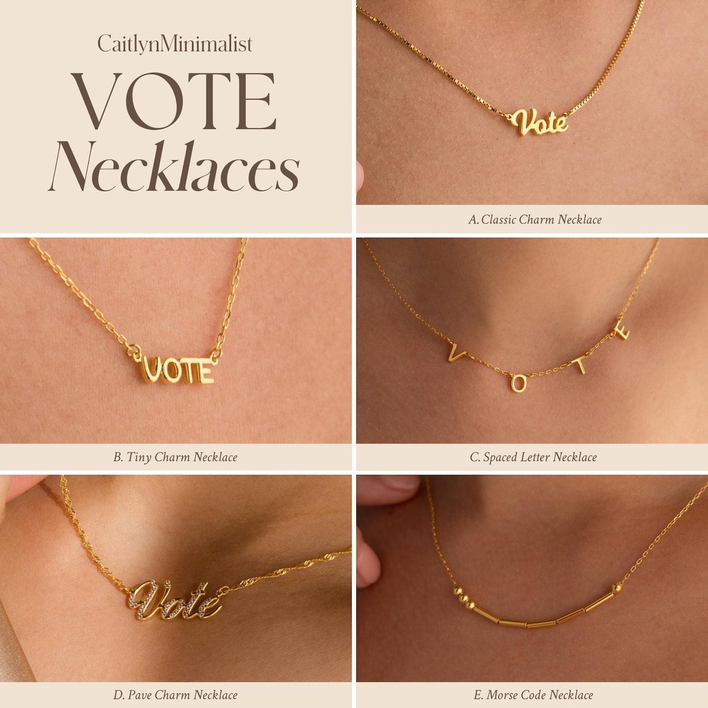 Collares de voto esenciales