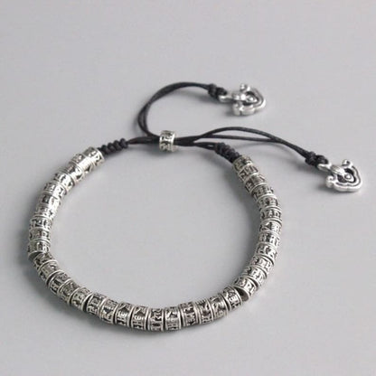 Traditional Tibetan  Bracelet, Meditation Bracelet, Mens Bracelet, Vajrayana Bracelet, Double Dorje