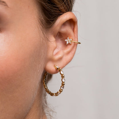 Puño de oreja Fleur S925