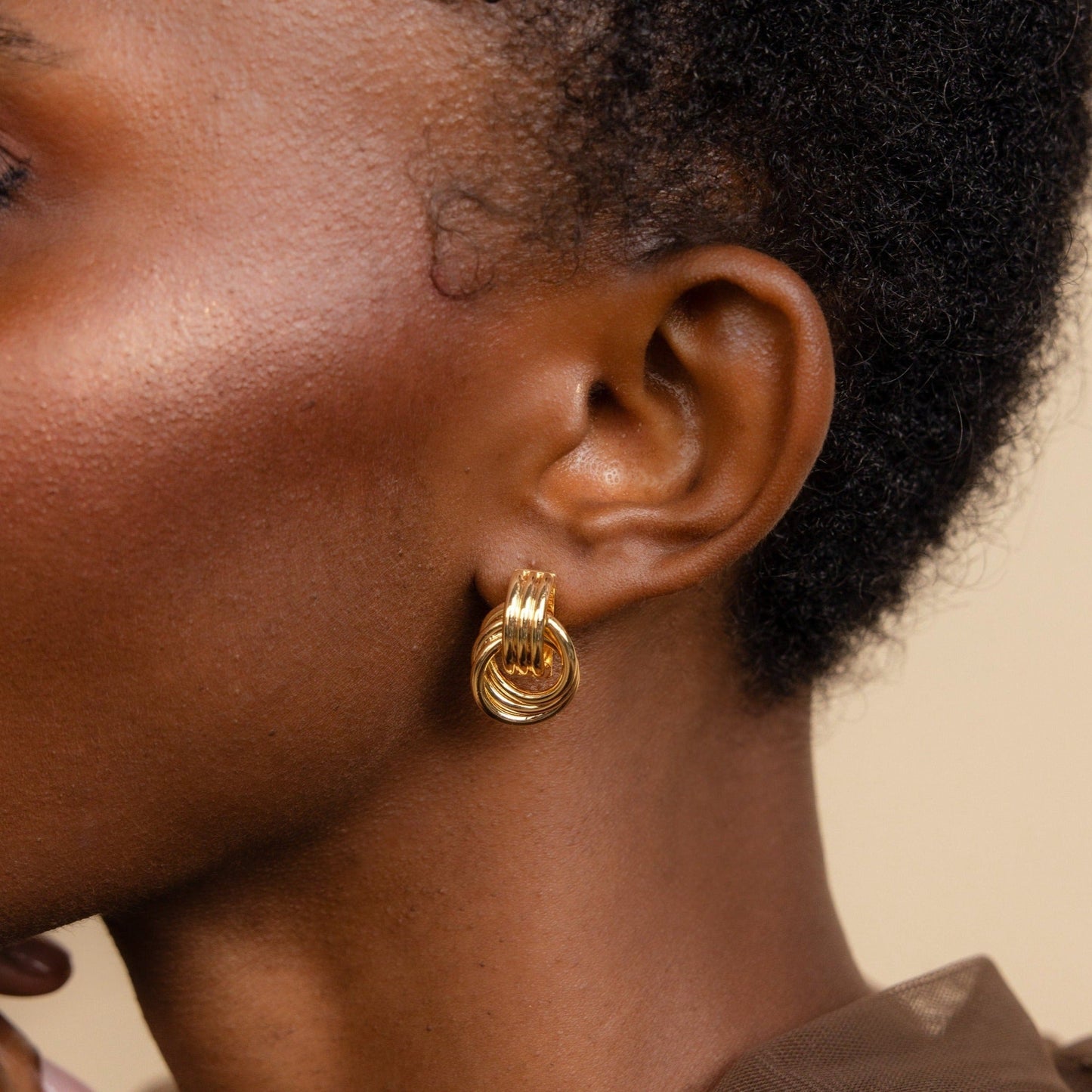 Pendientes de triple nudo 