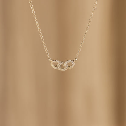 Pave Link Necklace