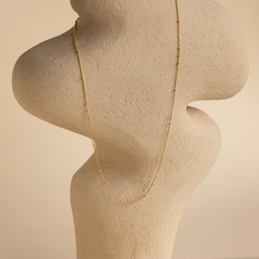 Collar de cadena de bolas con cuentas 