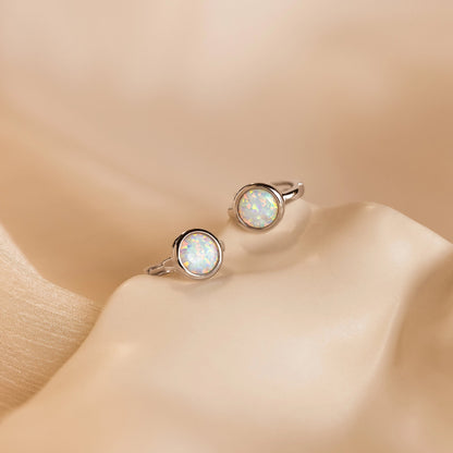 Opal Signet Huggies