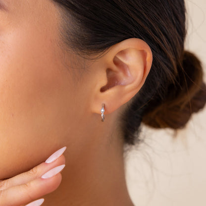 Ericka Diamond Hoops