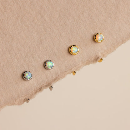 Opal Threader Huggies