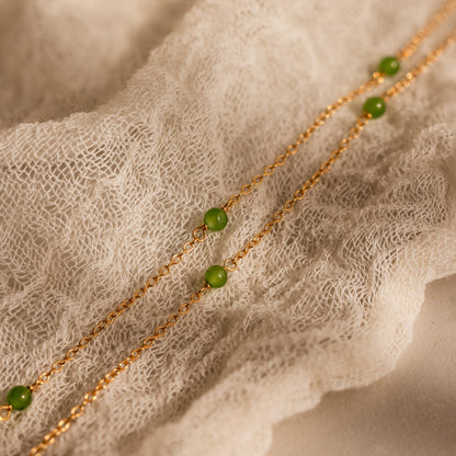 Delicado collar de jade