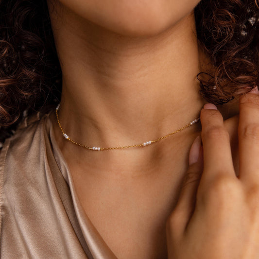 Collar de la estación de perlas de Hali