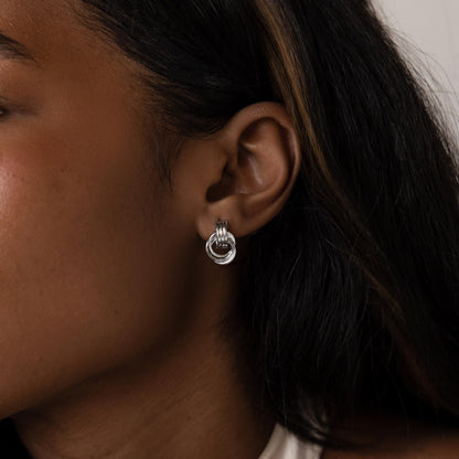 Micro Triple Knot Earrings