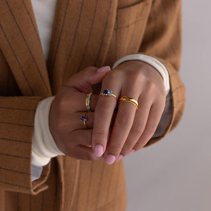 Toi et Moi Oval Birthstone Ring