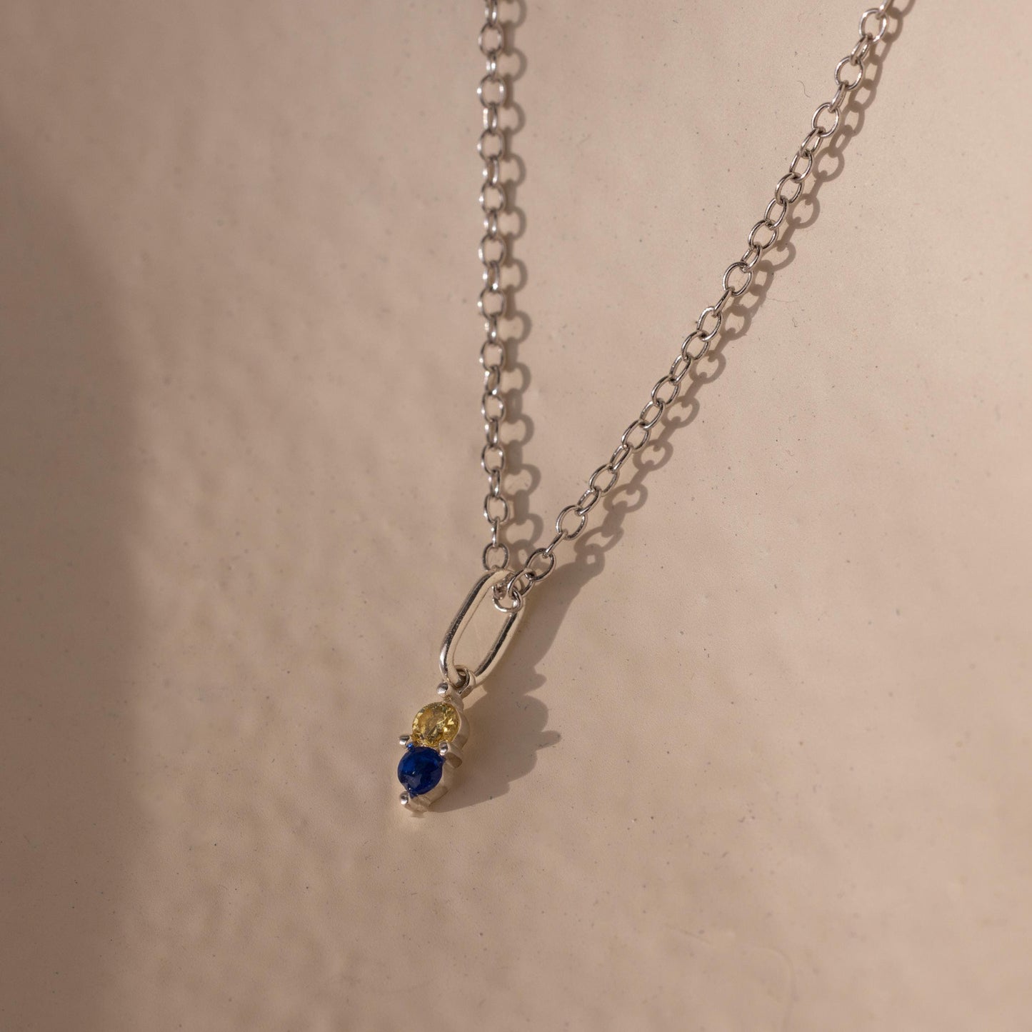 Dainty Duo Birthstone Charm