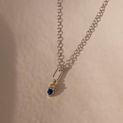 Dainty Duo Birthstone Charm