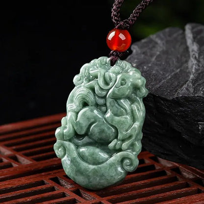 Jadeite Good Luck Necklace
