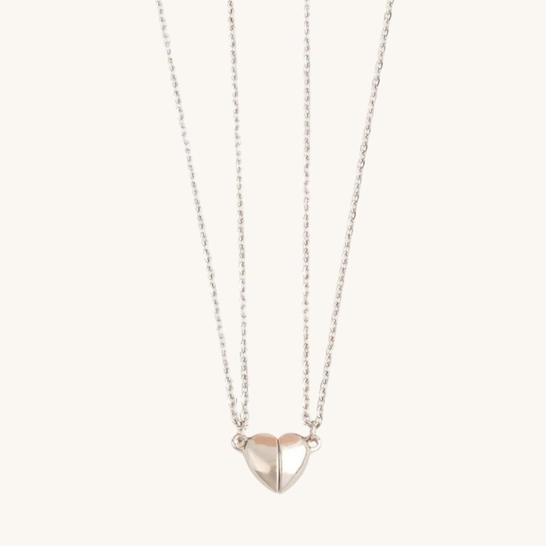 Magnetic Mini Buckle Heart Necklace