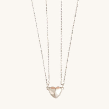 Magnetic Mini Buckle Heart Necklace