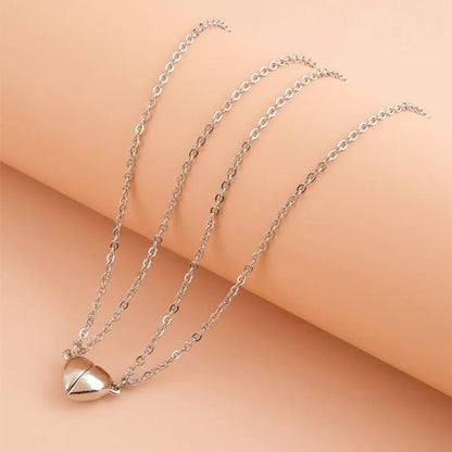 Magnetic Mini Buckle Heart Necklace