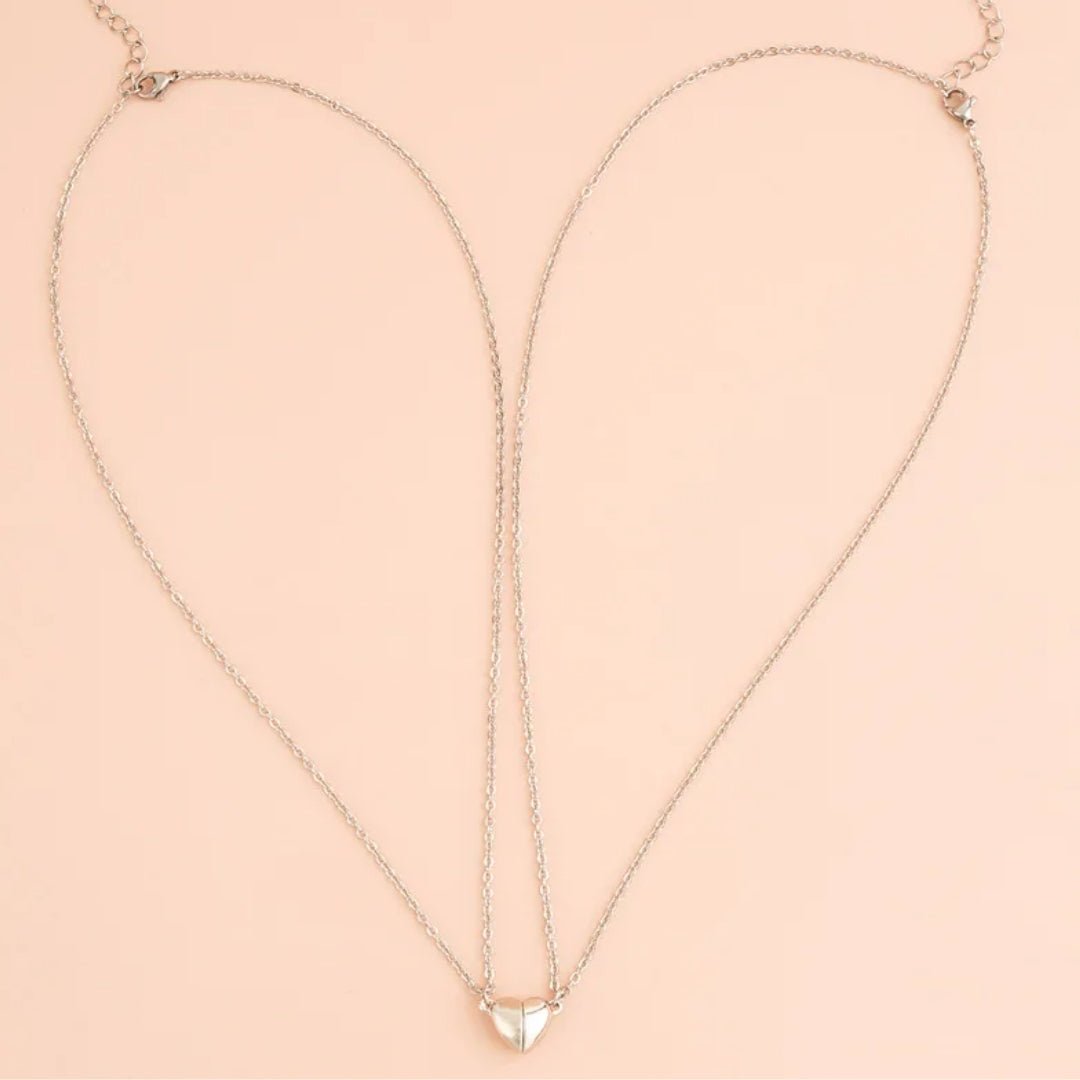 Magnetic Mini Buckle Heart Necklace