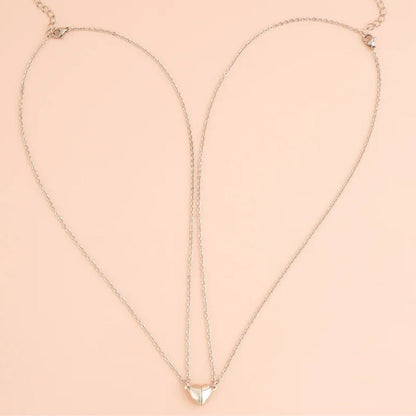 Magnetic Mini Buckle Heart Necklace
