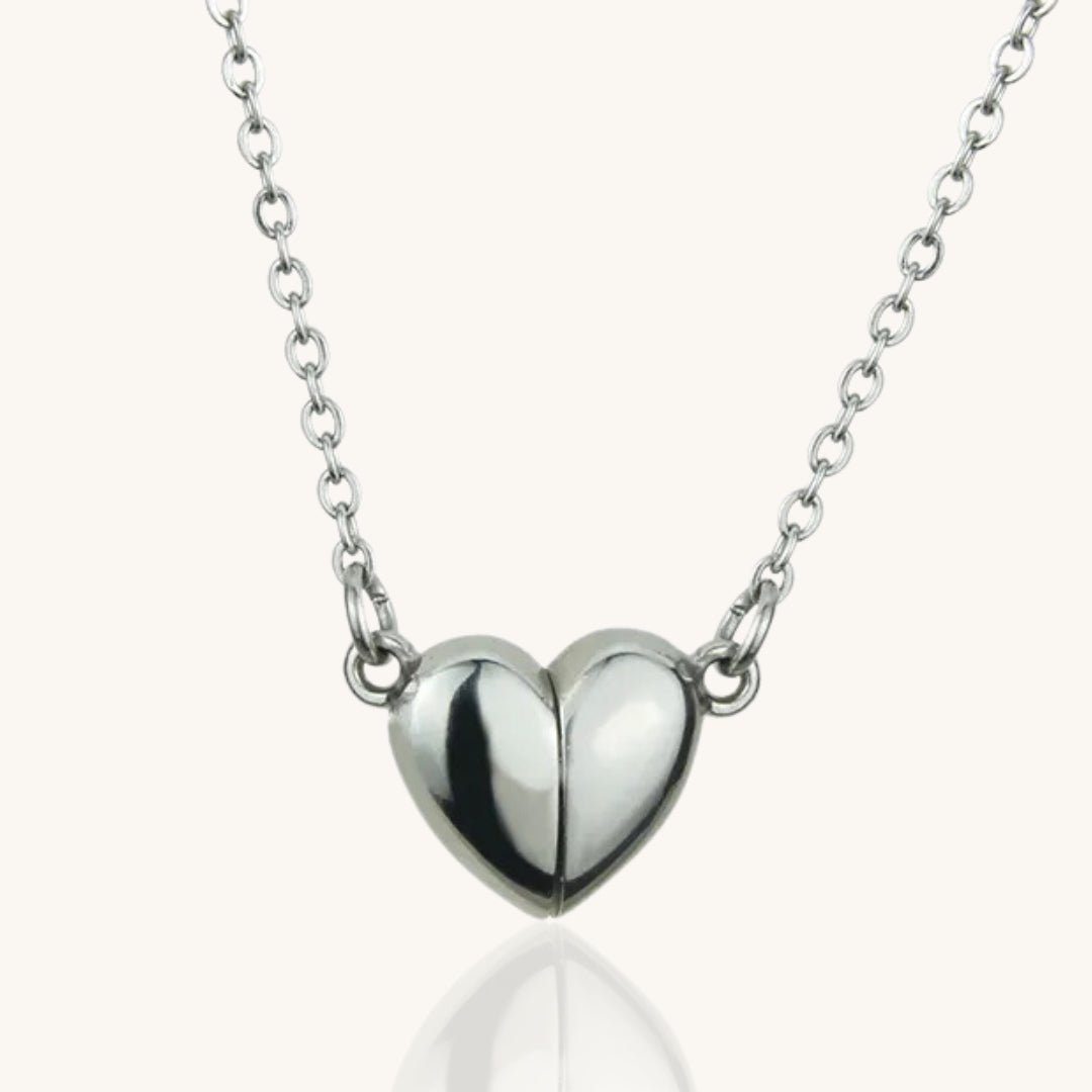 Magnetic Mini Buckle Heart Necklace