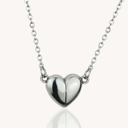 Magnetic Mini Buckle Heart Necklace
