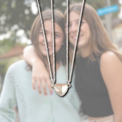 Matching Sisters Magnetic Mini Heart Necklace