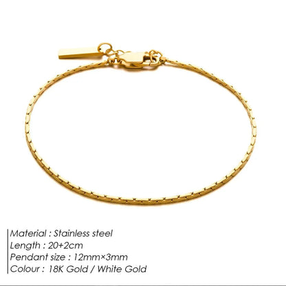 Men's Braided Wire Chain Bracelet