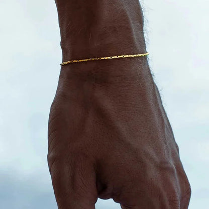 Men's Braided Wire Chain Bracelet