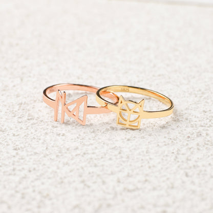 Monogramm-Namensring
