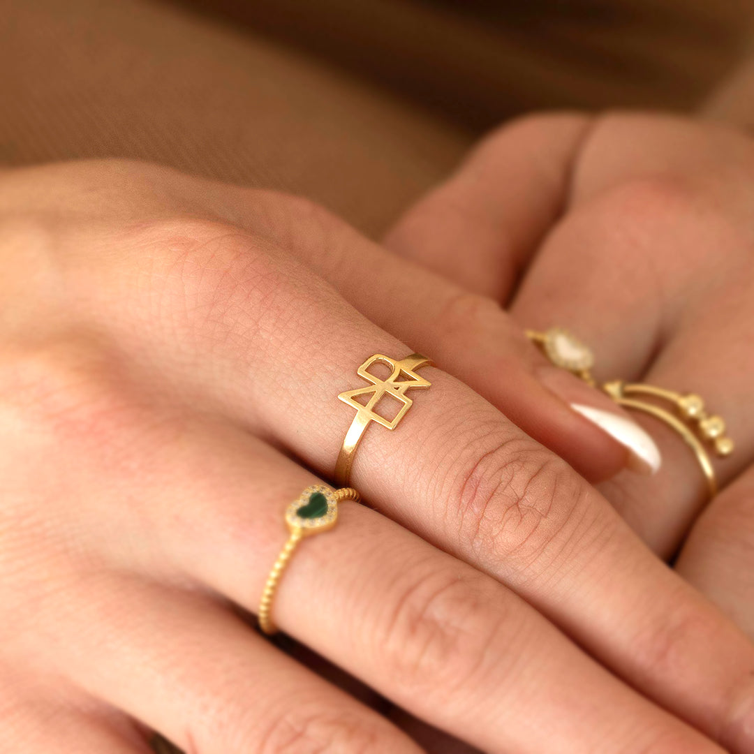 Monogramm-Namensring