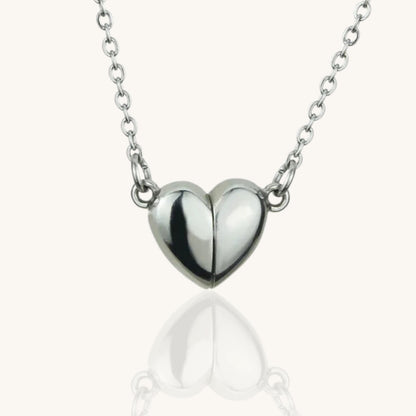Mother and Daughter Magnetic Mini Heart Necklace