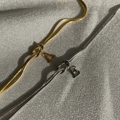 Mother & Daughter Eternal Bond Initial Letter Knot Bracelets