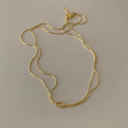 Mother & Daughter Eternal Bond Knot Necklaces