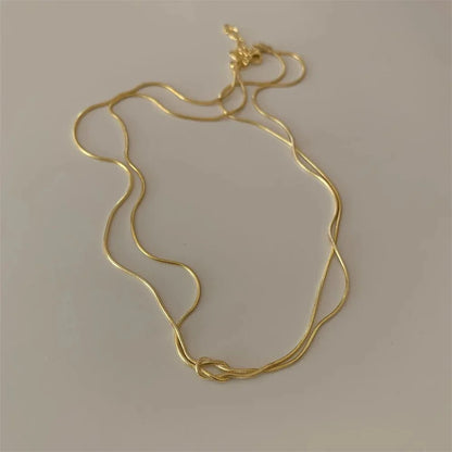 Mother & Daughter Eternal Bond Knot Necklaces