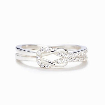 Mother & Daughter Eternal Bond Knot Rings