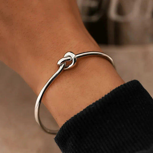 Mother & Daughter Infinity Knot Bracelet Bangle