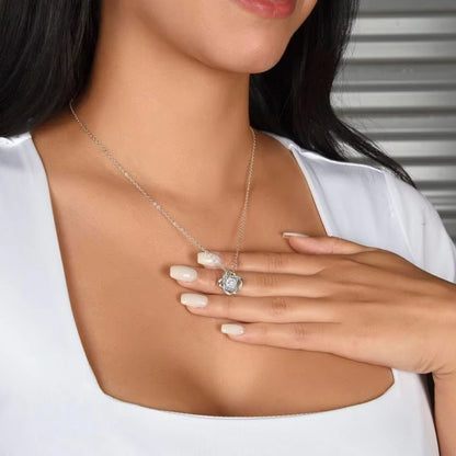 Mother Daughter Love Knot Necklace
