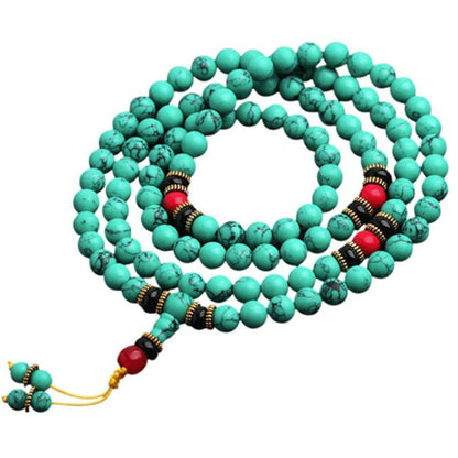 Multilayer Turquoise Healing Necklace