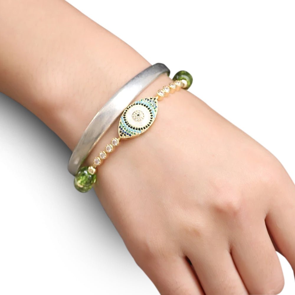 Natural Peridot Abundance Bracelet