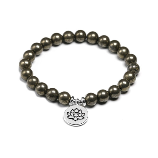Natural Pyrite Energy Healing Bracelet