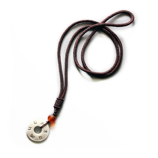 Tibetan Buddhist Handmade OM Necklace